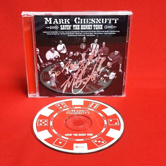 Mark Chestnutt Savin The Honky Tonk CD Signed 2001 - Picture 7 of 8